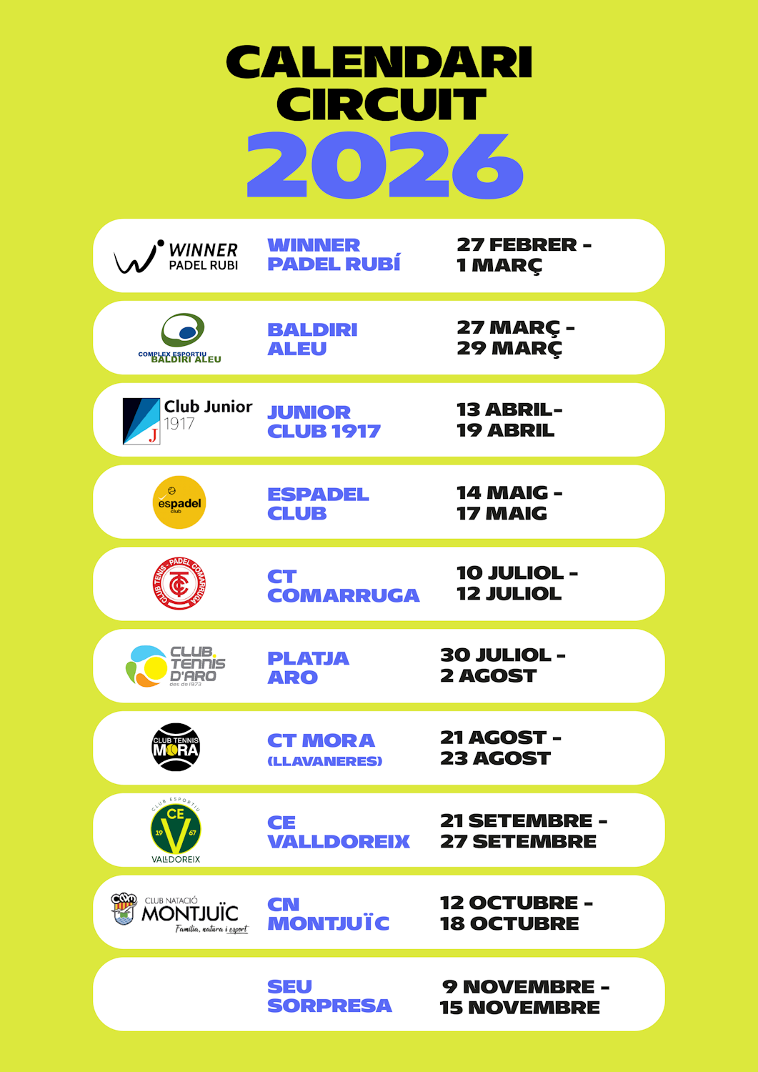 CARTELL A3 CALENDARI 2026